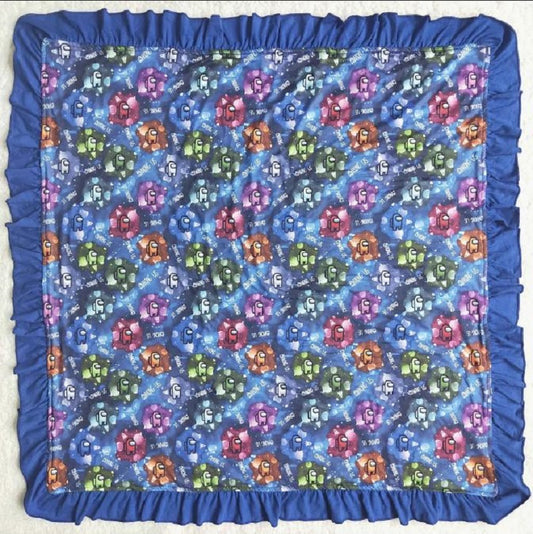 6 B9-1 game cartoon blue blanket