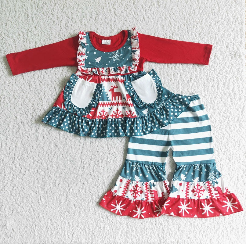 6 B9-36  new styles baby girls floral long sleeve set