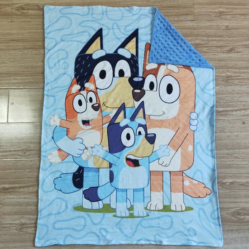 6 A19-1 cartoon dog blanket