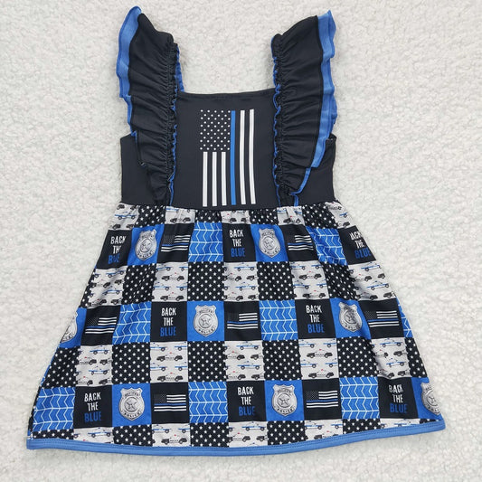 A5-12 Flag Blue Black Skirt