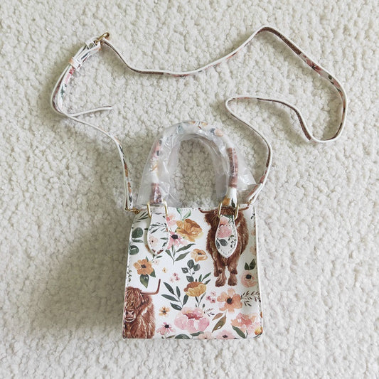 BA0012 Alpine cow flower shoulder bag