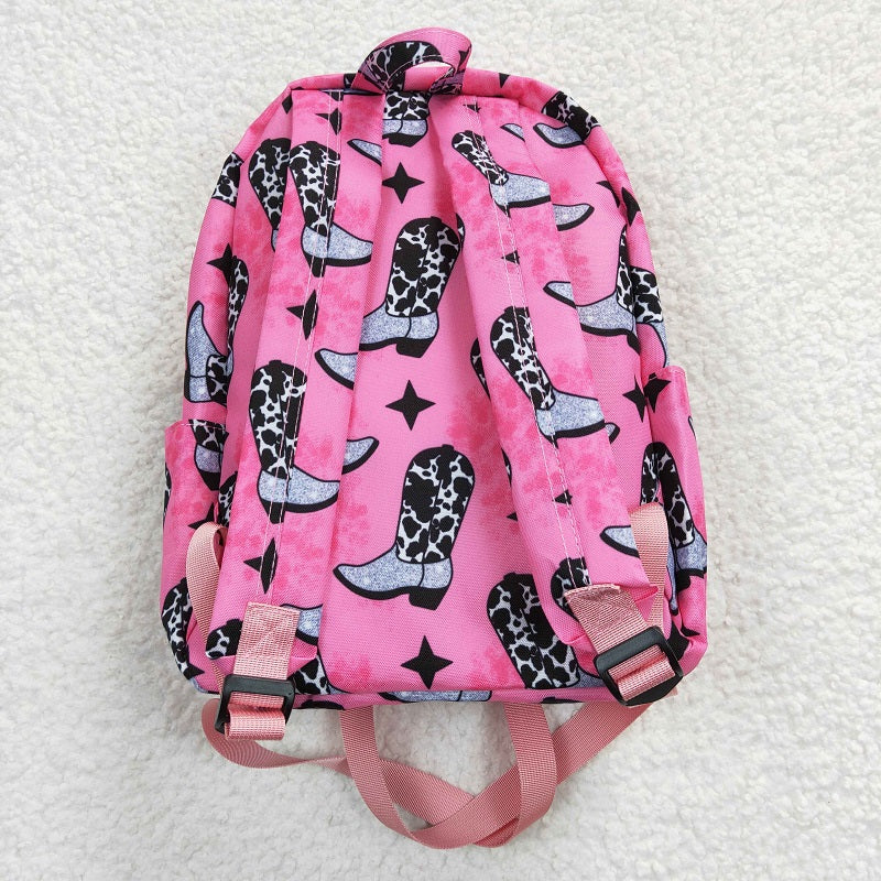 BA0037 boots pink backpack