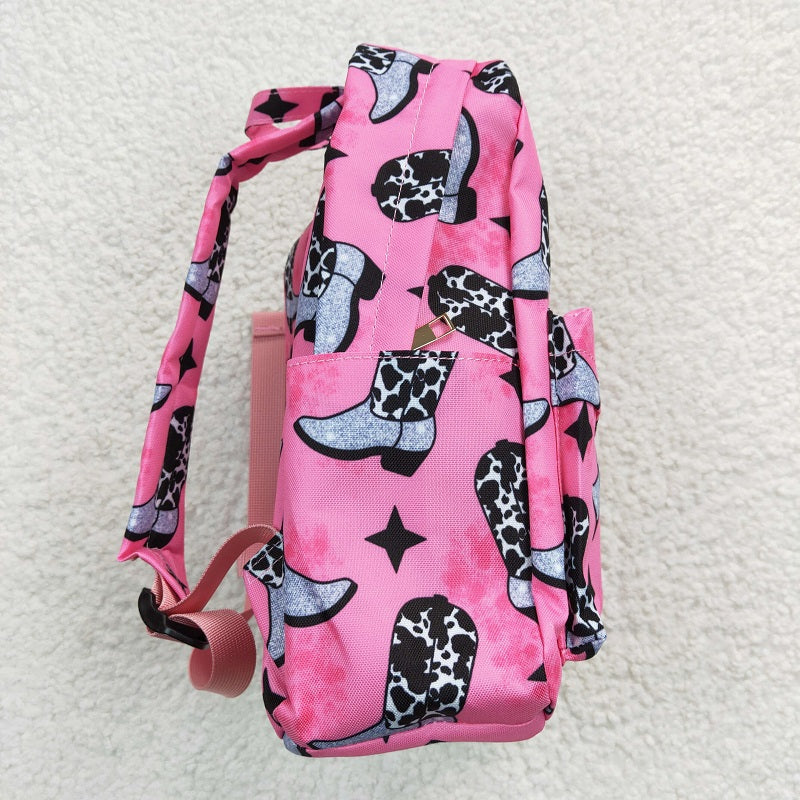 BA0037 boots pink backpack