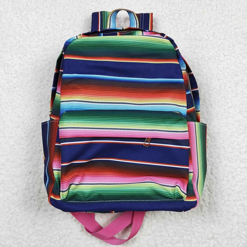 BA0039 Red and Blue Stripe Backpack