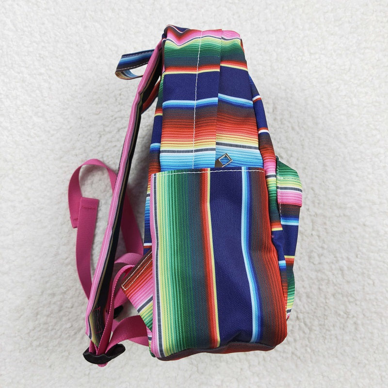 BA0039 Red and Blue Stripe Backpack
