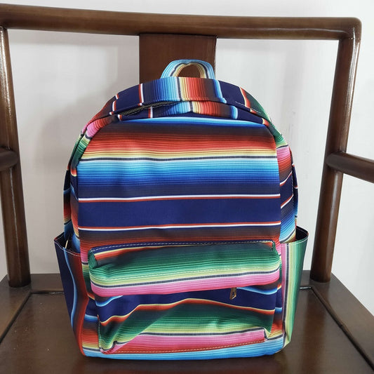 BA0039 Red and Blue Stripe Backpack
