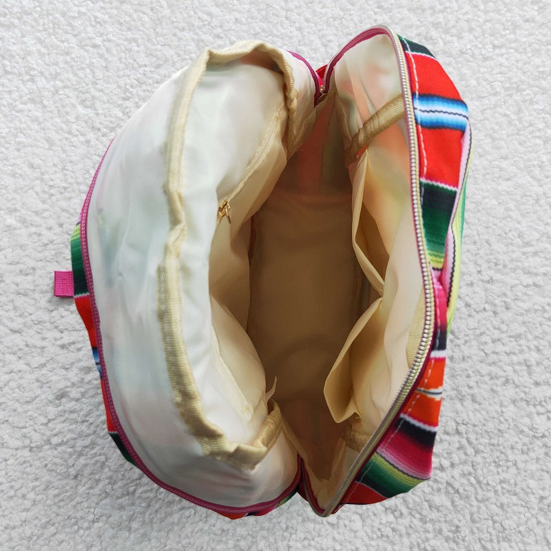 BA0040 Red and Green Stripe Backpack