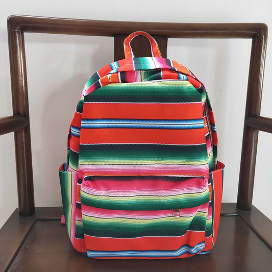 BA0040 Red and Green Stripe Backpack
