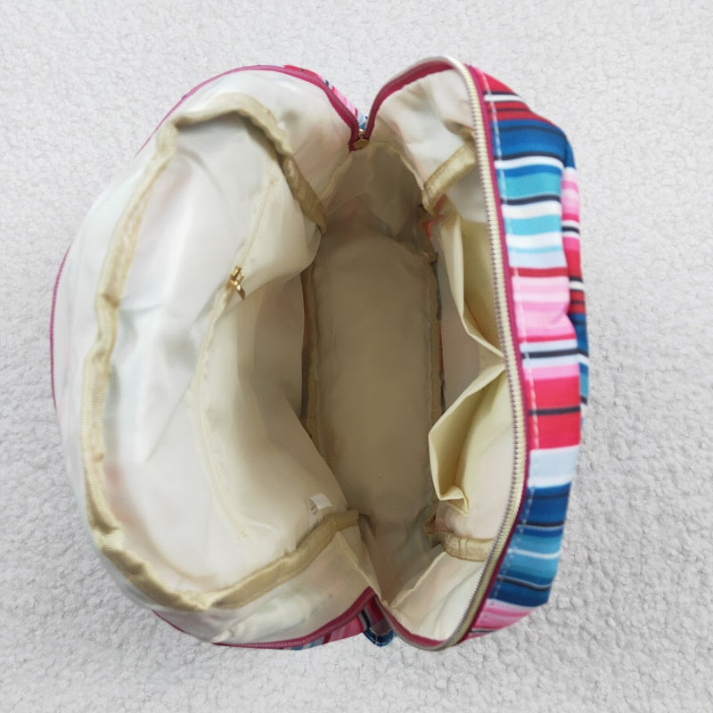 BA0046 Pastel Green Stripe Backpack