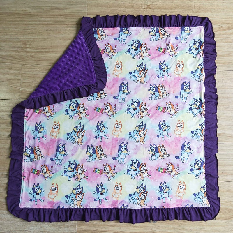 BL0008 new fashion cartoon  print blanket