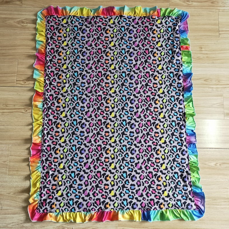 BL0028 Colorful Leopard Blanket