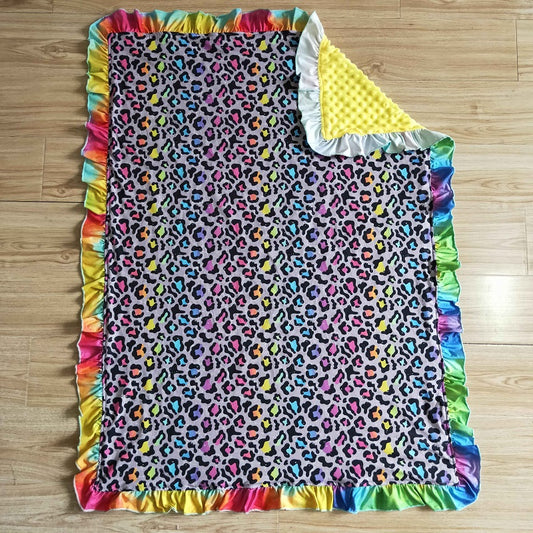BL0028 Colorful Leopard Blanket