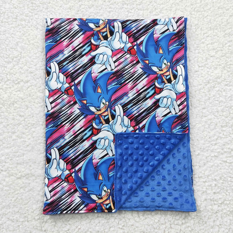 BL0038 cartoon blue blanket