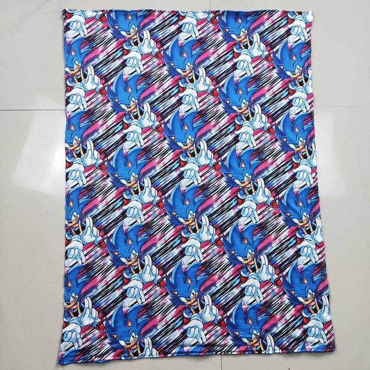 BL0038 cartoon blue blanket
