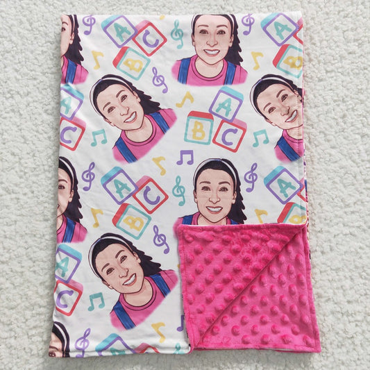 BL0048 baby newborn ABC blanket