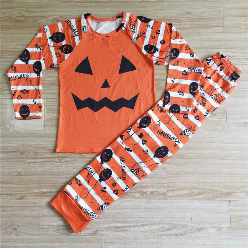 BLP0021  ADULT MAN FAMILY HALLOWEEN PAJAMAS SET parent-child wear