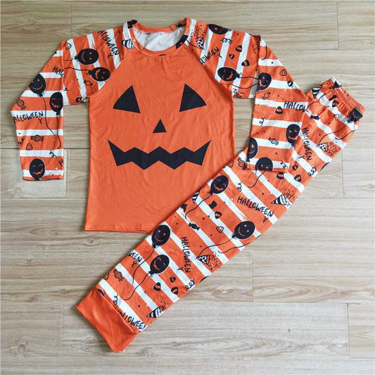 BLP0021 ADULT MAN FAMILY HALLOWEEN PAJAMAS SET parent-child wear
