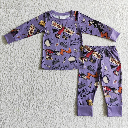 BLP0035 Baby Boys Hallween Cartoon Long Sleeve set