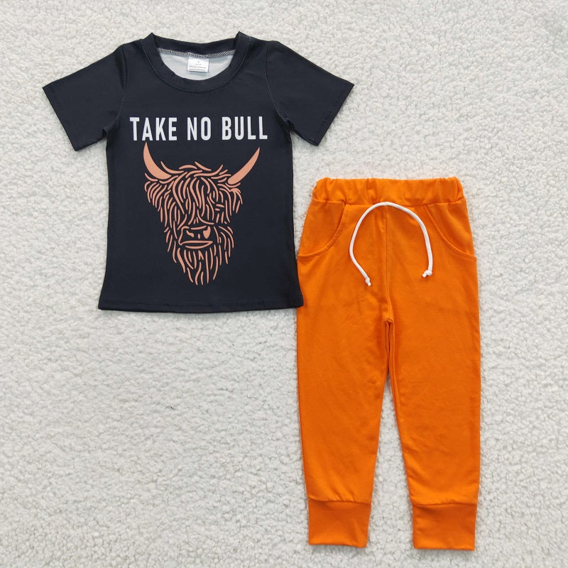 BSPO0099 Baby Boys Alpine Black Short Sleeve Trousers Suit D 6.13