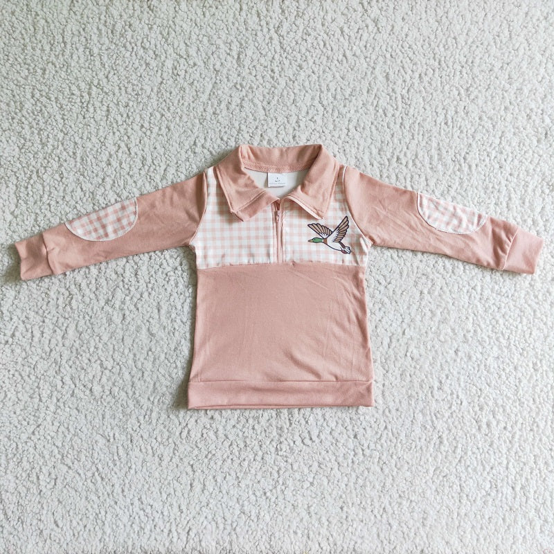 BT0034 Boys Birdie Zip Long Sleeve Top D 1101
