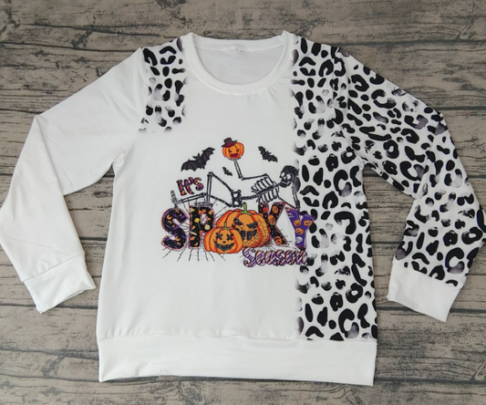 BT0064 Adult Halloween Pumpkin Long Sleeve Top Parent-child wear