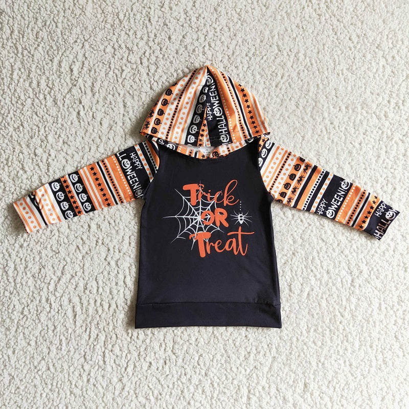 BT0067 boy's hooded long sleeve top
