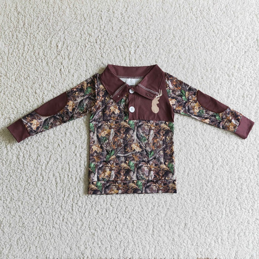BT0078 KIDS BOYS CAMO PULLOVER TOP