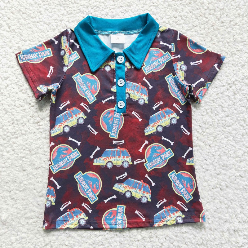 BT0136  baby boy clothes car tshirt