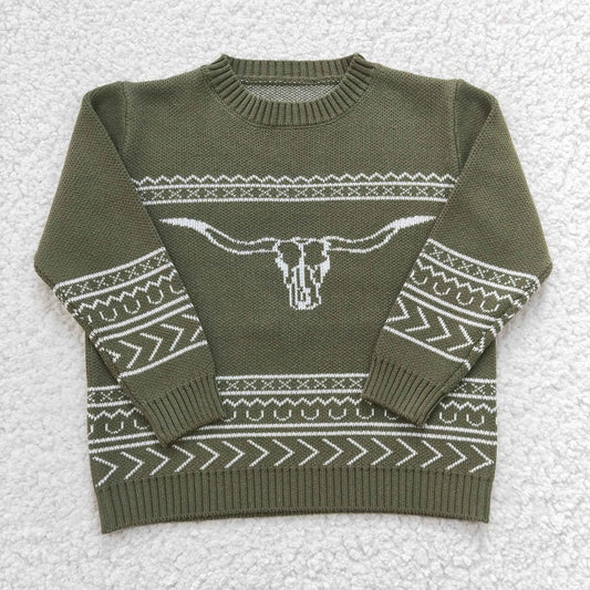 BT0178 Kids Boys Green Color Sweater