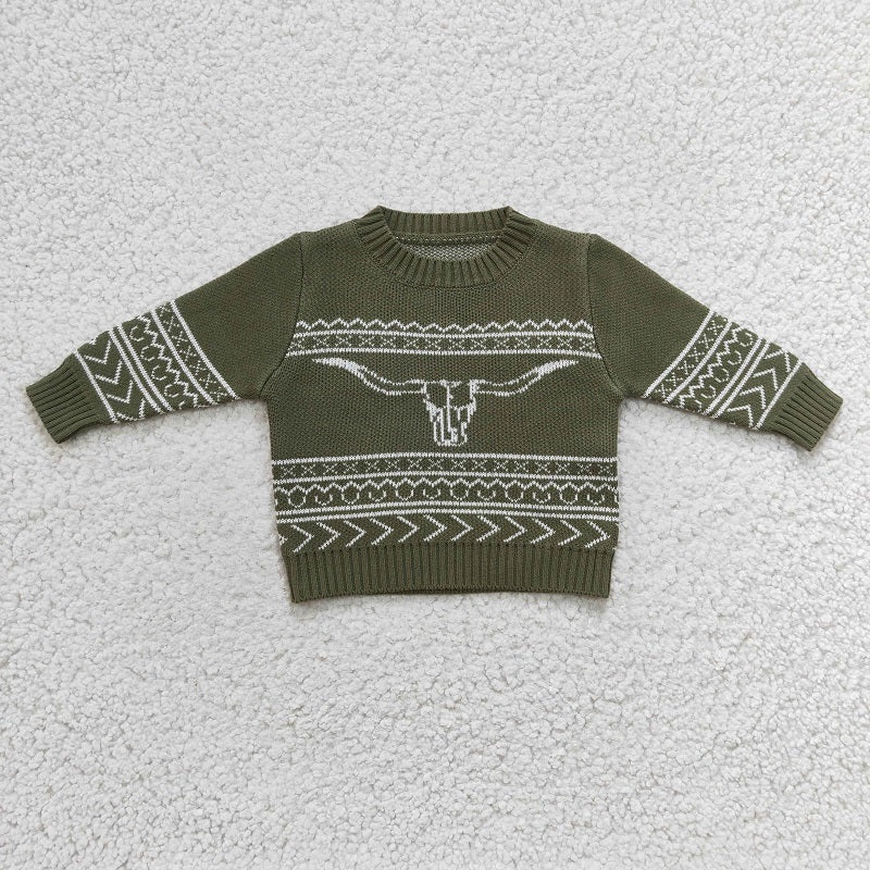 BT0178 Kids Boys Green Color Sweater