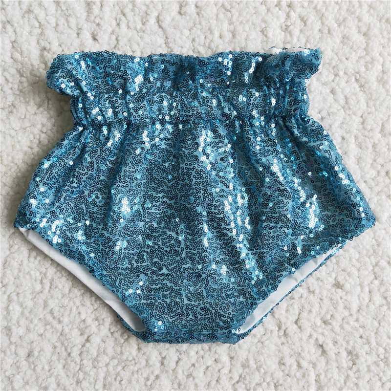 D10-17 Blue Sequin Thong