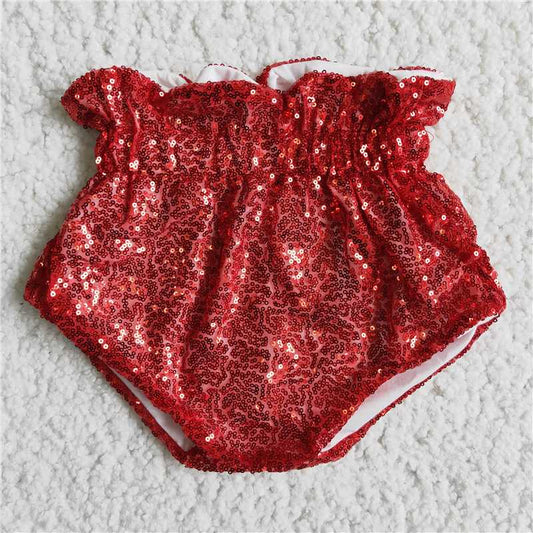D6-9 Red Sequin Thong