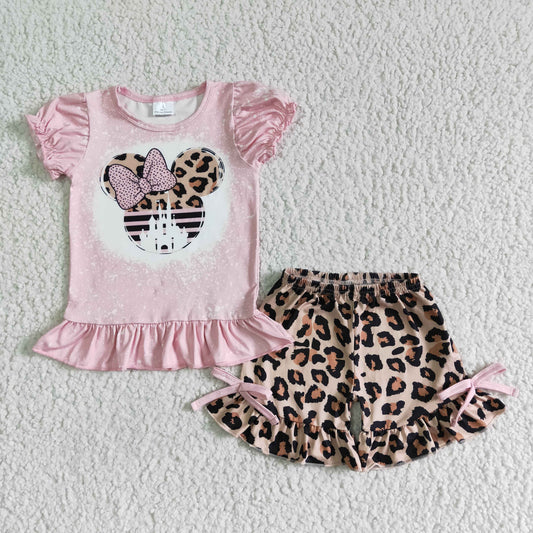 GSSO0062 GIRLS SUMMER CARTOON OUTFIT