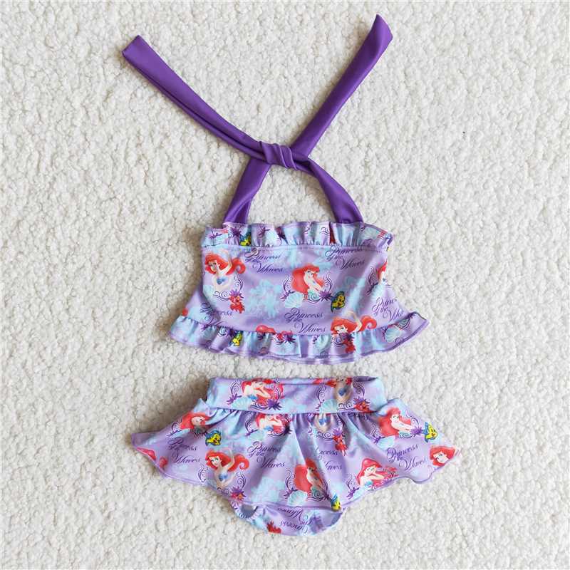 E9-28 Lace-up fish swimsuit set