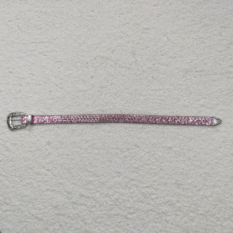GB0004 Baby Girls Pink Diamond Belt