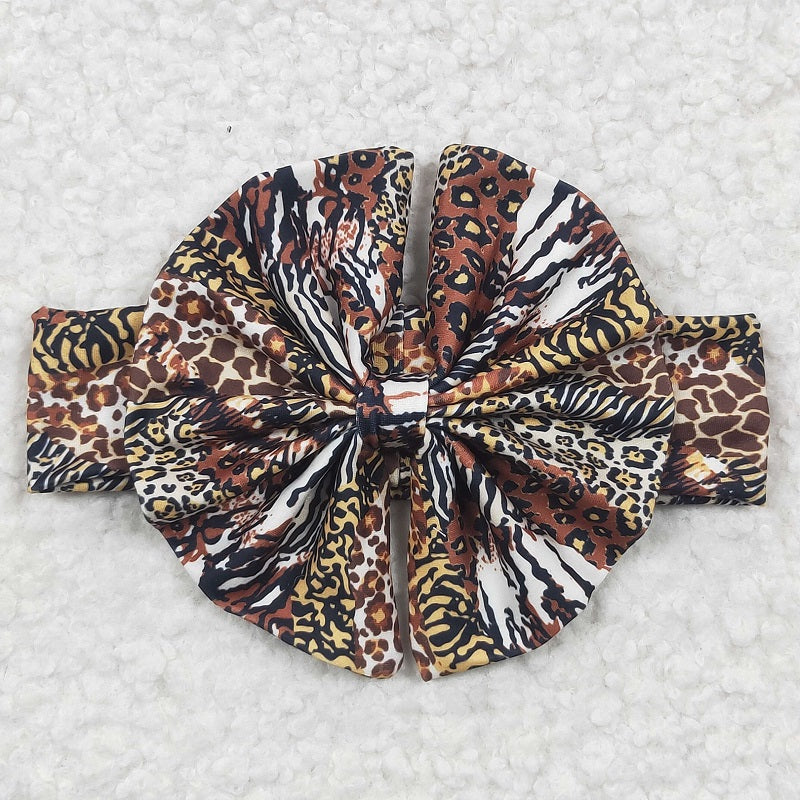 GBO0096 WILD THING leopard print short-sleeve briefs set D 6.5