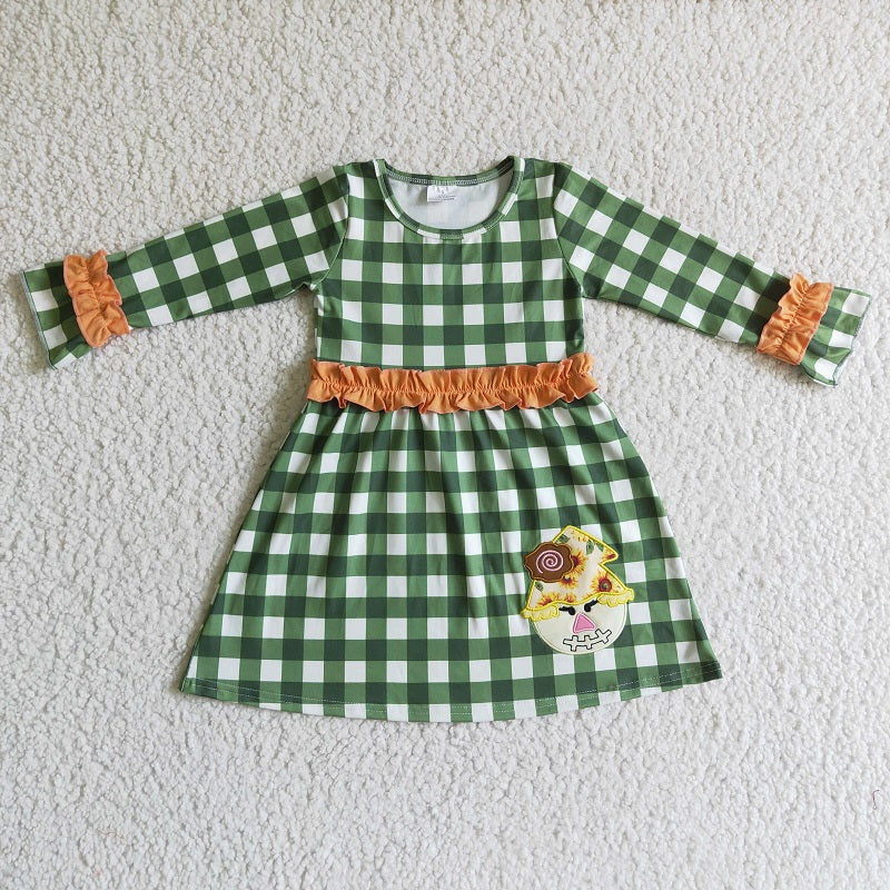 GLD0067 CUTE BABY GIRLS SCARECROW DRESS