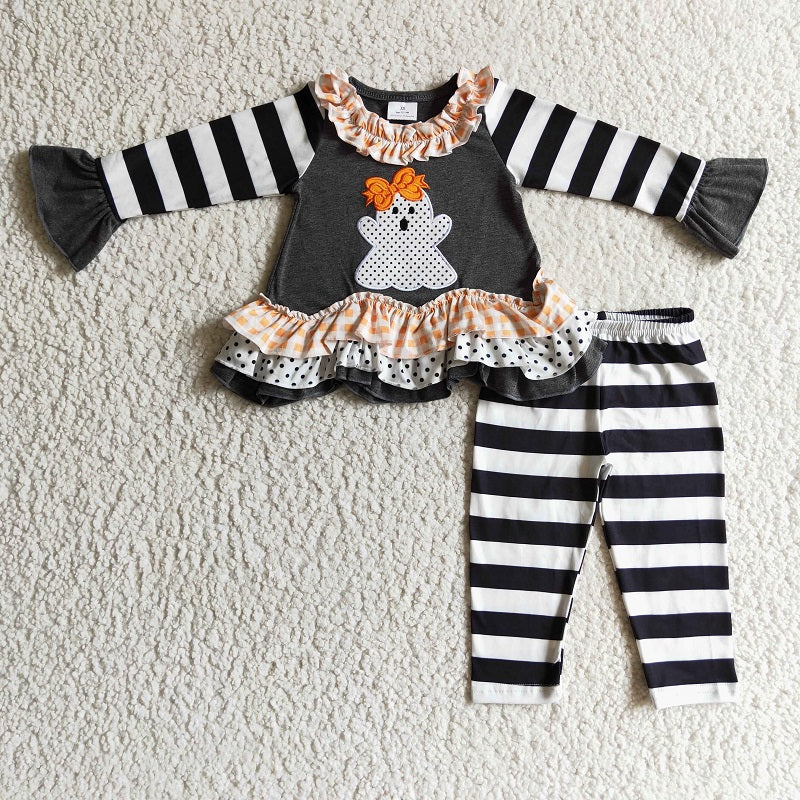 GLP0180 KIDS GIRLS HALLOWEEN GHOST OUTFIT