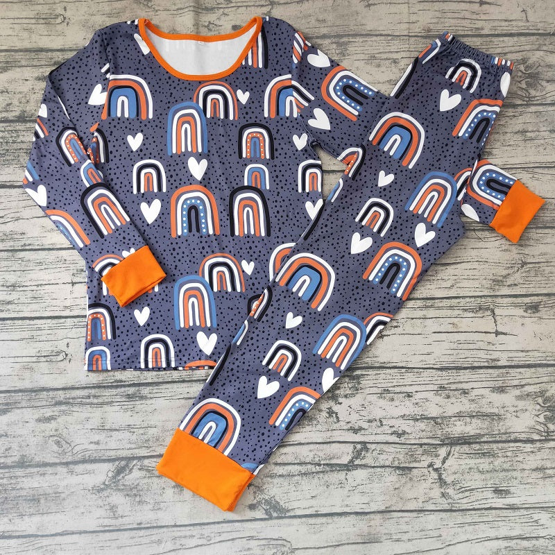 GLP0233 WOMEN RAINBOW PAJAMAS SET