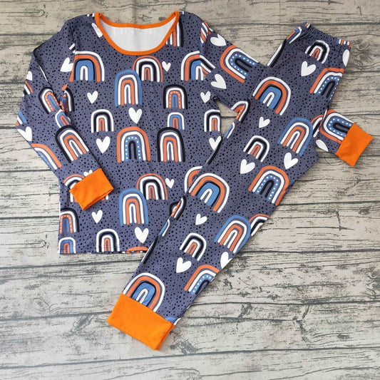 GLP0233 WOMEN RAINBOW PAJAMAS SET