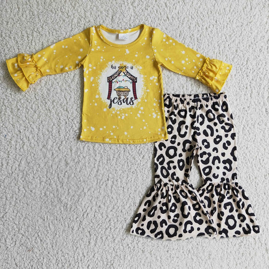 GLP0274 baby winter clothes yellow jesus winter outfits