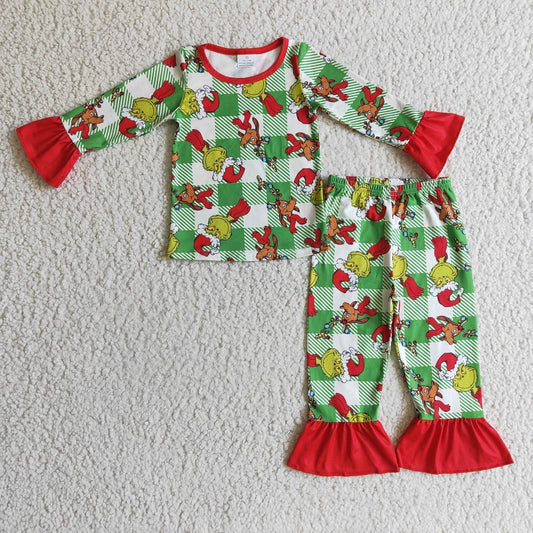 GLP0295 CHRISTMAS CARTOON PAJAMAS SET