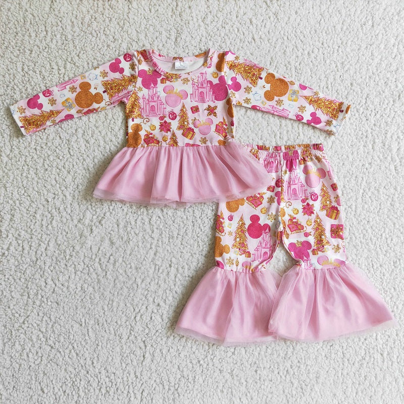 GLP0300 CHRISTMAS PINK OUTFIT WITH TULLE