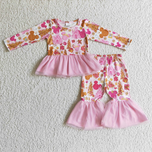GLP0300 CHRISTMAS PINK OUTFIT WITH TULLE