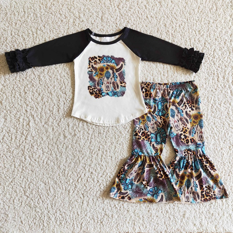 GLP0313 Girls Bull Tau Sunflower Gem Set D 8.7