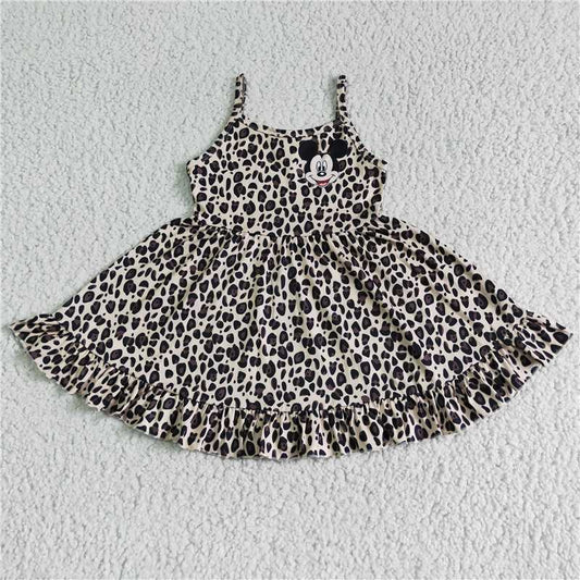 GSD0104 leopard print slip dress