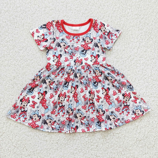 GSD0181 girl cute cartoon short sleeve dress
