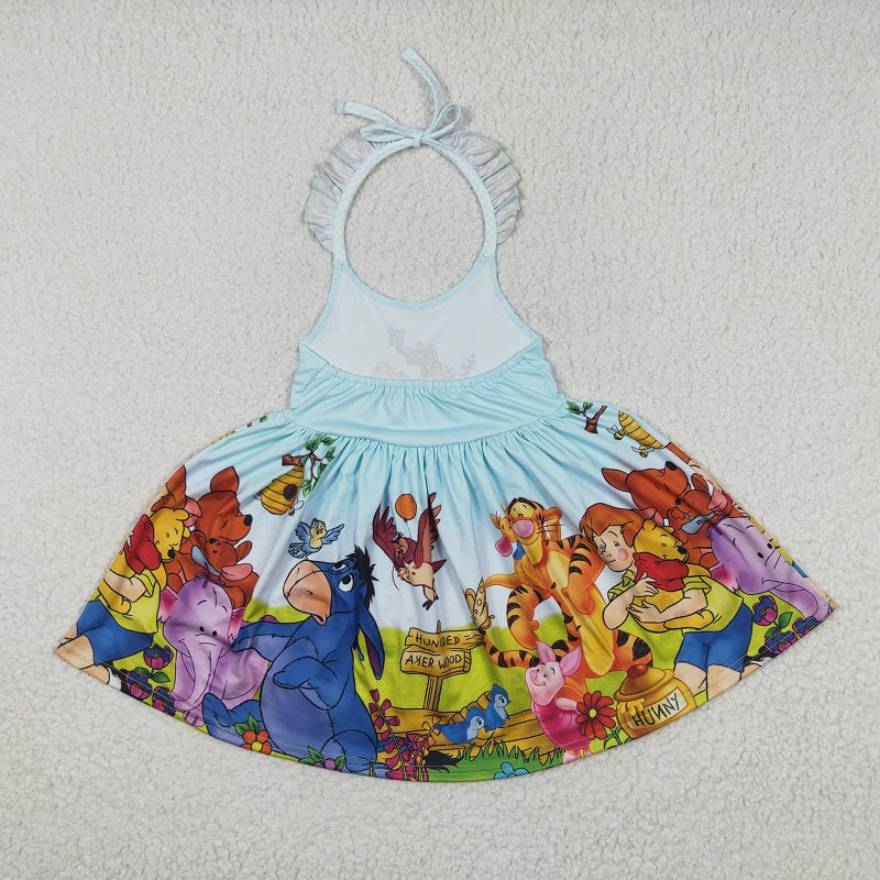 GSD0271 park zoo animal halter dress