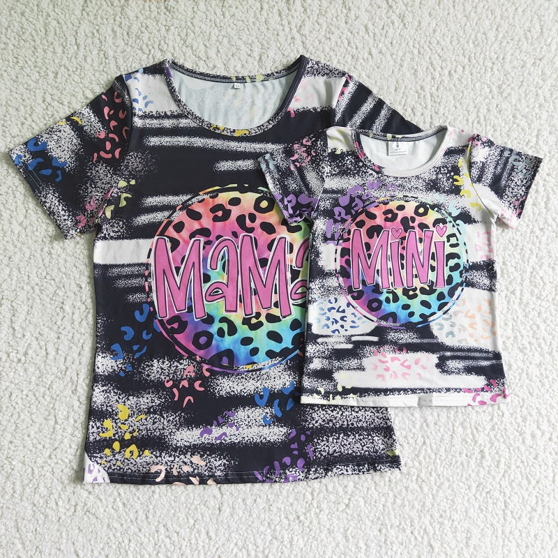 GT0003 MOMMY AND ME MOMMY T-SHIRT Parent-child wear