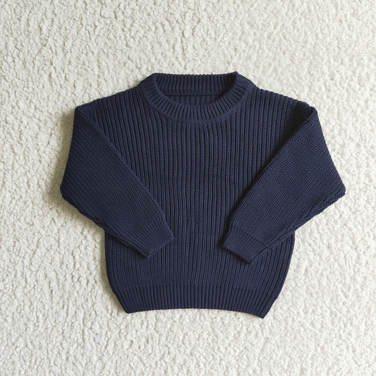 GT0030 children blue sweater top